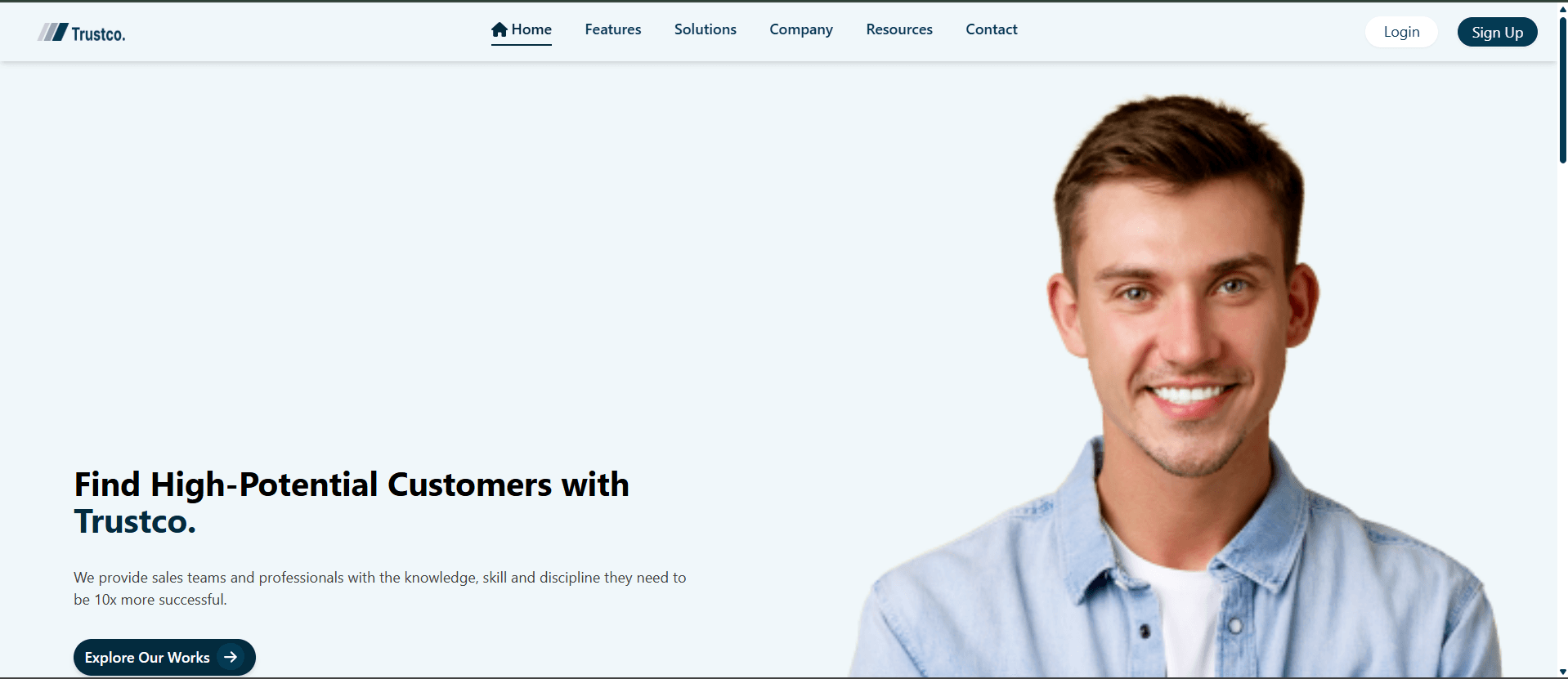 Screenshot of Trustco E-Learning