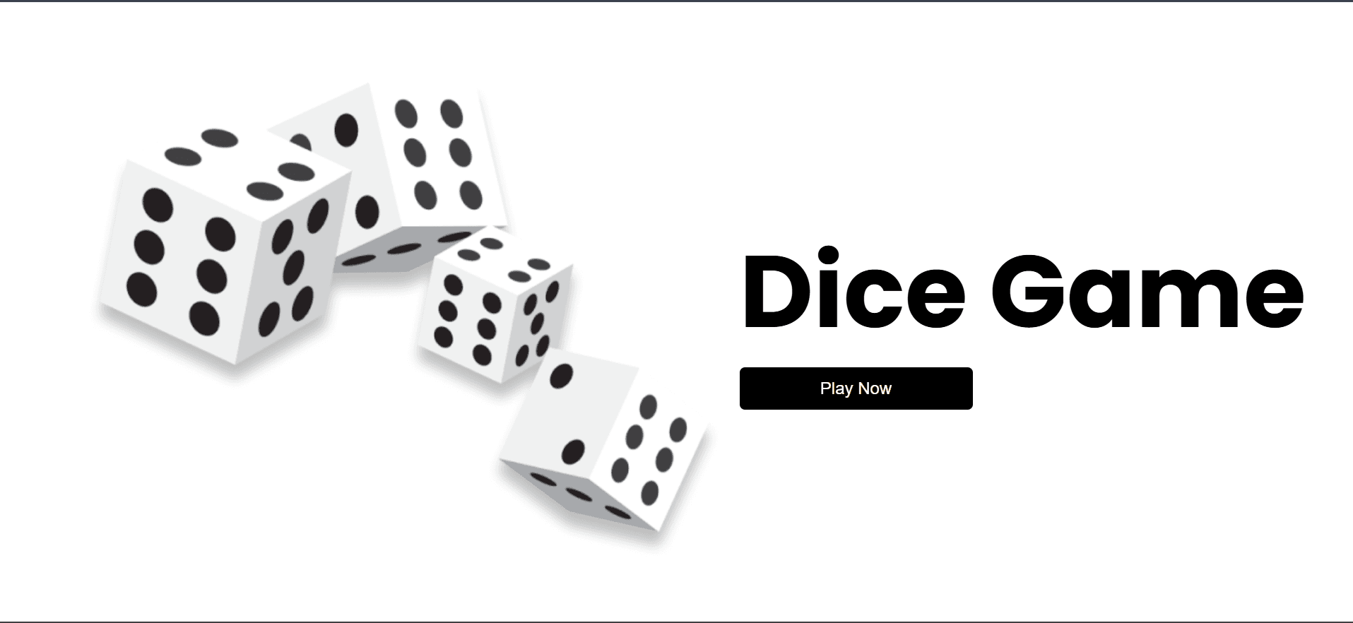 Screenshot of Dice Game